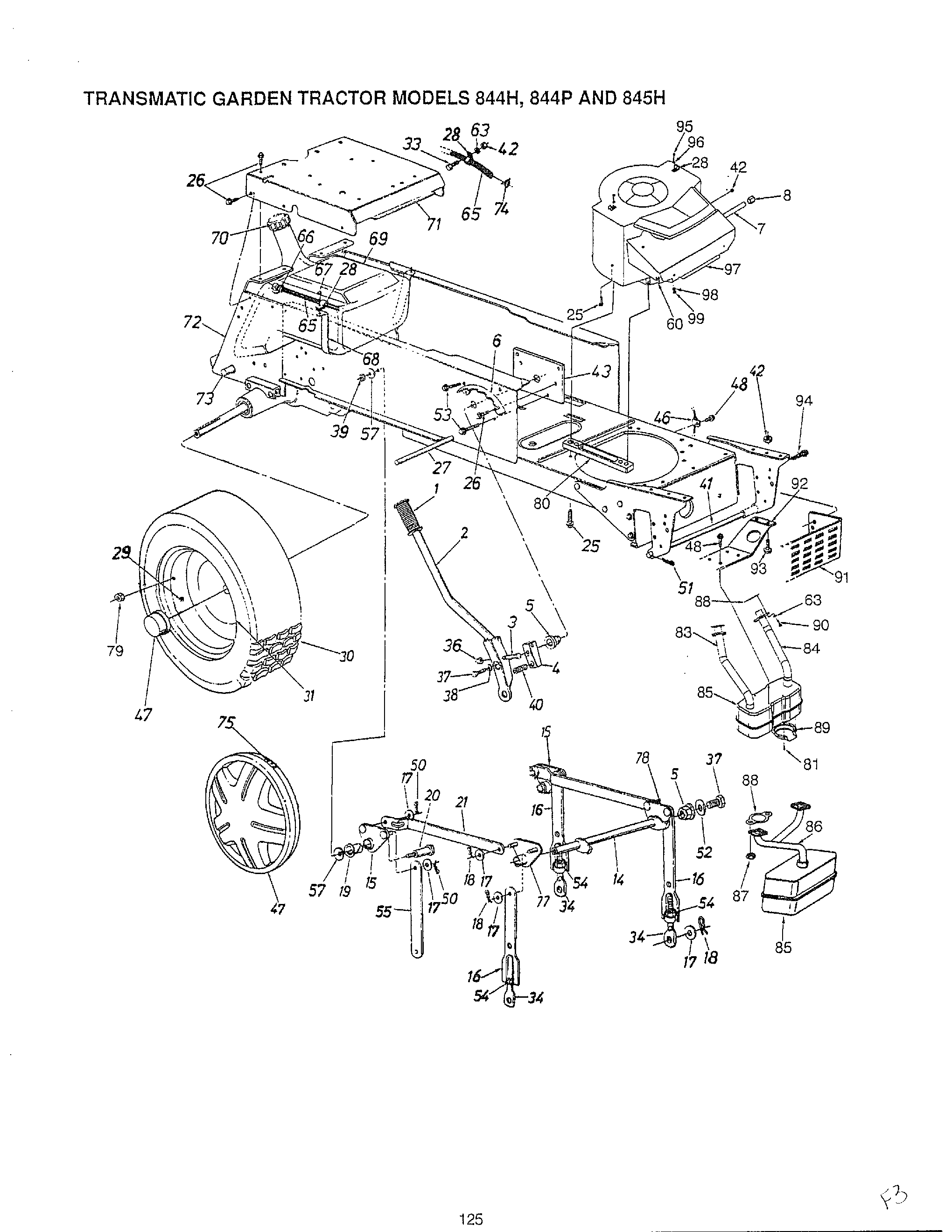 46" GARDEN TRACTO-CON'T ON CARD 36 Page 14