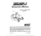 MTD 14AU804H401 audodrive-garden tractor diagram