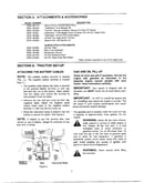 Attach./accessories/tractor set-up