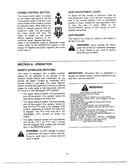 Controls/operation