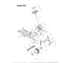 MTD 14AU804H401 steering assembly diagram