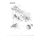 MTD 14AU804H401 drive system diagram