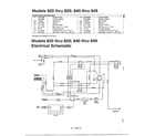 MTD 840 THRU 849 electrical schematic diagram
