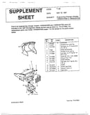 Supplement sheet