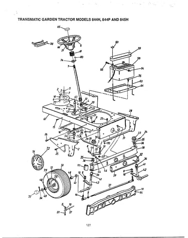 Transmatic garden tractor