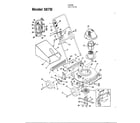 MTD 182-387B000 rotary mower diagram