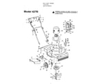 MTD 3421300 electric mower diagram