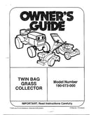 Twin bag grass collector