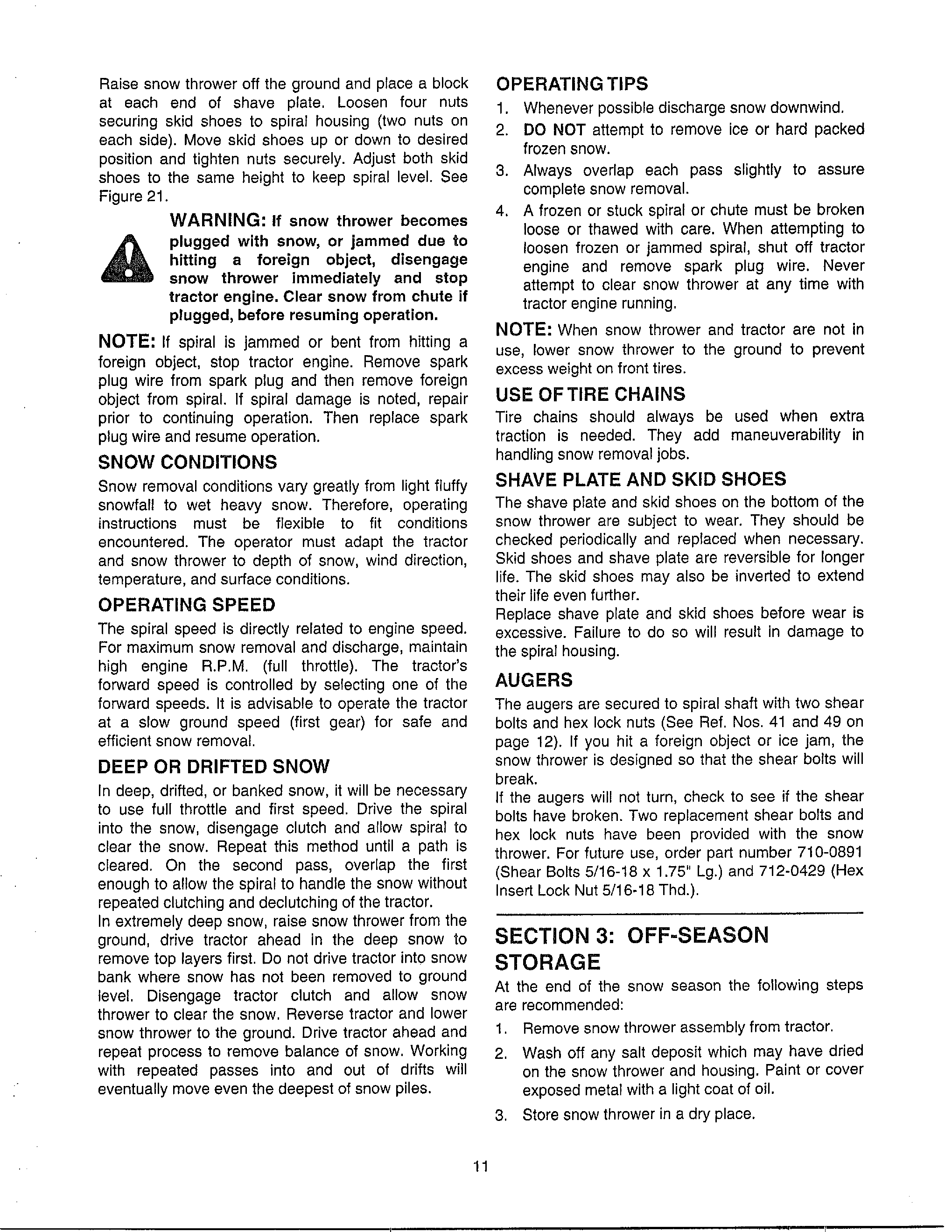 Assy. instructions page 9