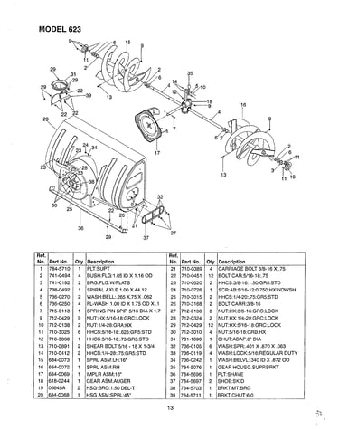 Illustrated parts page 2