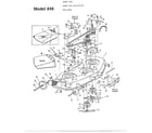 MTD 190-846-000 46" mowing deck diagram