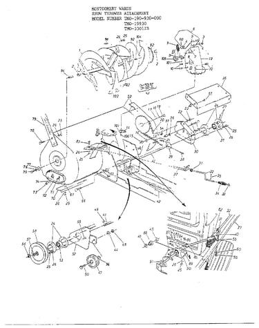 Snow thrower attachment