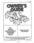 Quick disconnect mowing deck