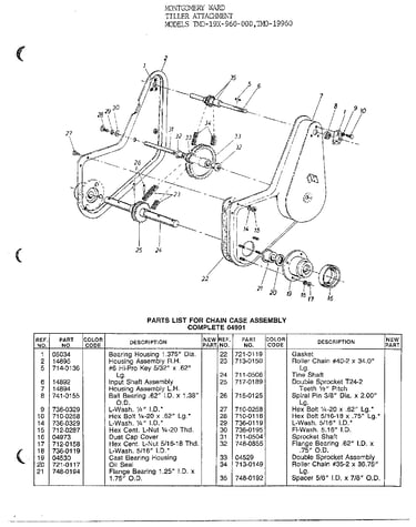 Chain case assembly