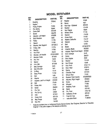 Mower housing page 2