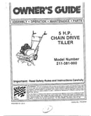 5hp chain drive tiller
