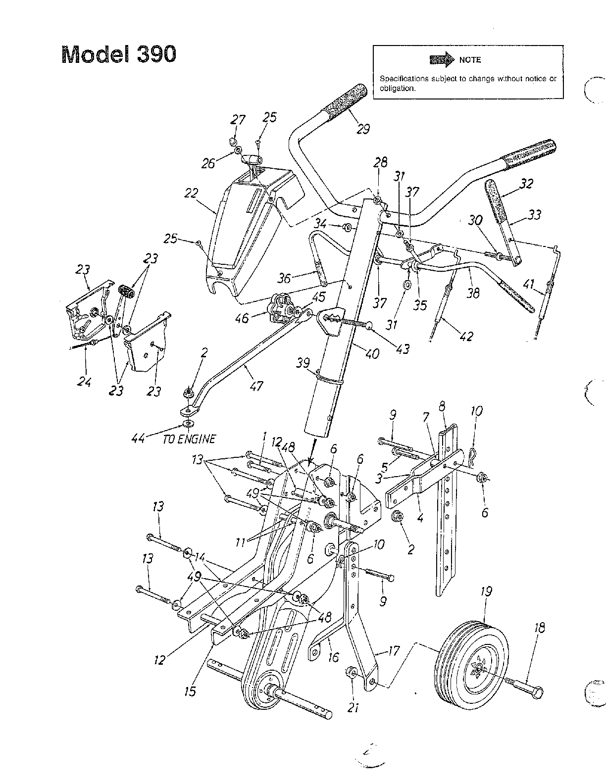 5hp/chain drive tiller page 2