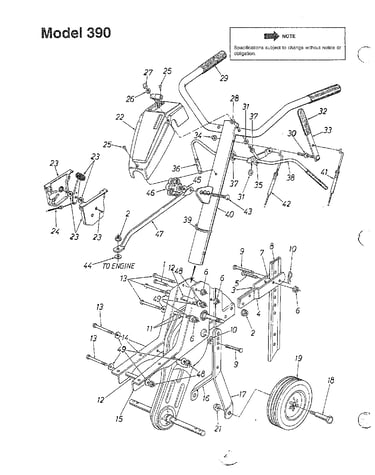 5hp/chain drive tiller page 2