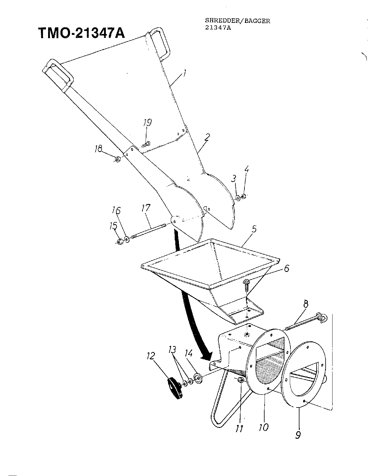 5 HP-SHREDDER/BAGGER