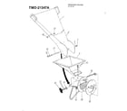 MTD 21347A 5 hp-shredder/bagger diagram