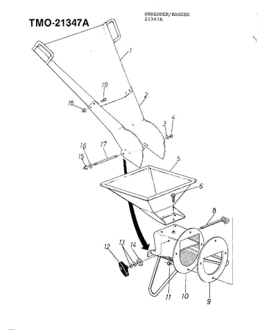 5 hp-shredder/bagger