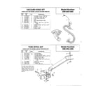MTD 21348 vacuum hose/tow hitch kit diagram