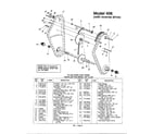 MTD 215-430-000 tiller chain case/tines diagram