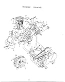 Rear tine tiller