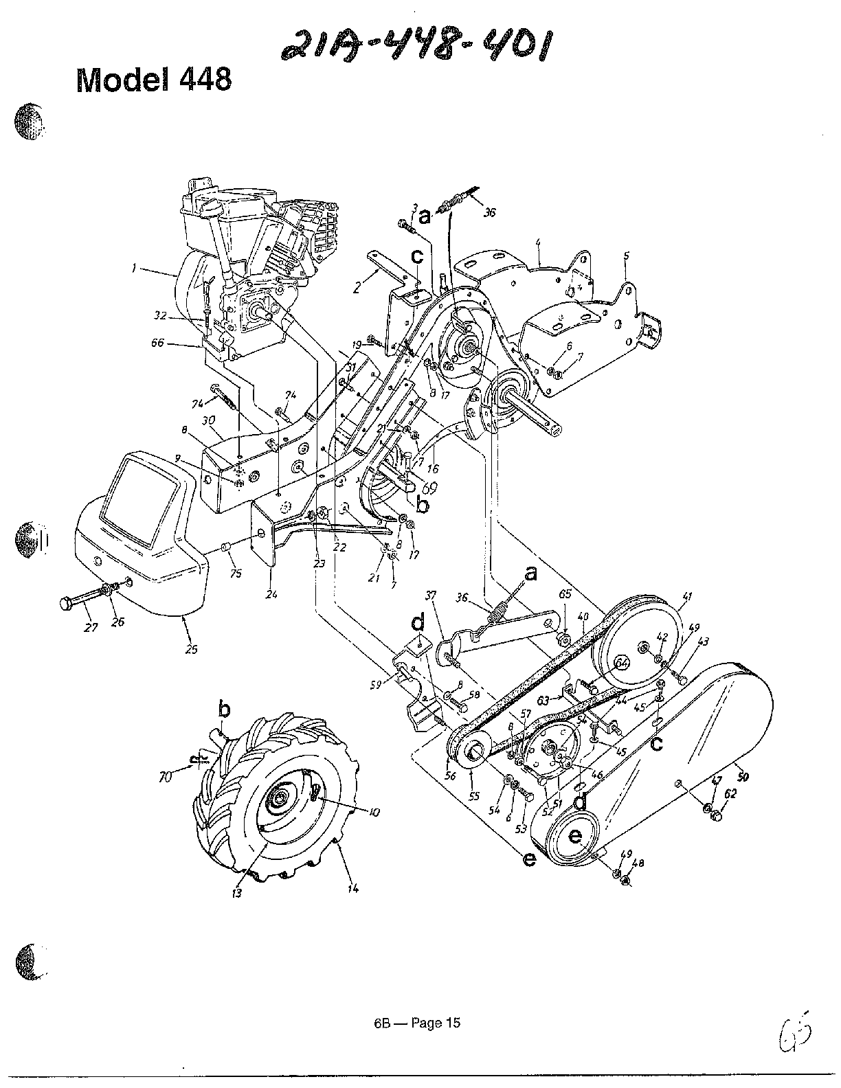 Rear tine tiller page 3