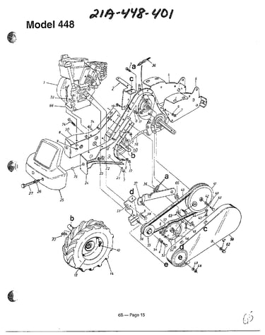 Rear tine tiller page 3