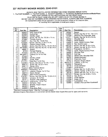 22" rotary mower page 2