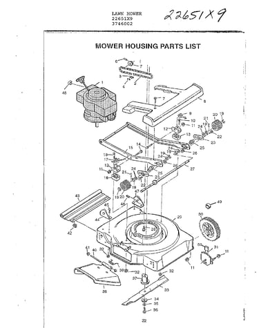 Mower housing