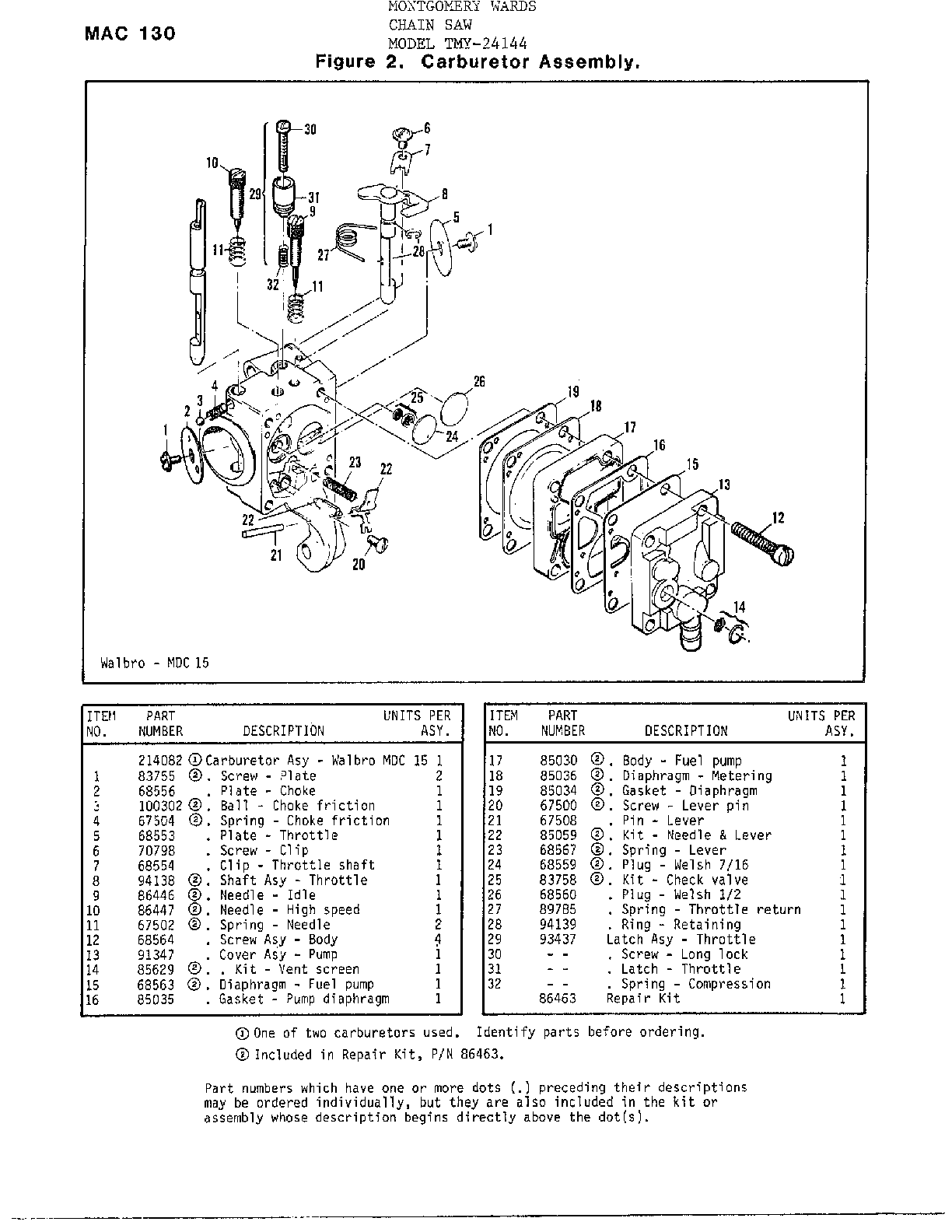 Carburetor assy-walbro