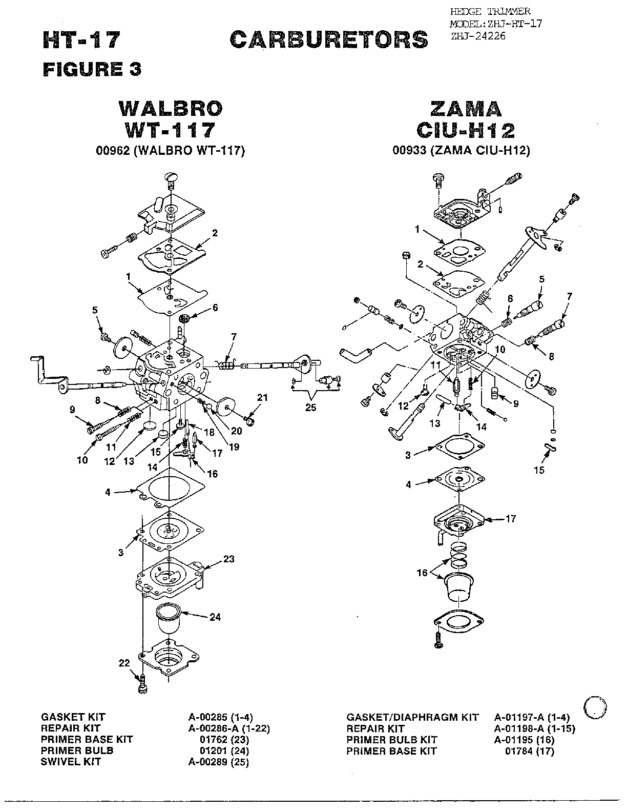 CARBURETORS/FIG. 1