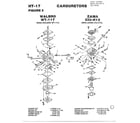 Homelite 24226 carburetors/fig. 1 diagram