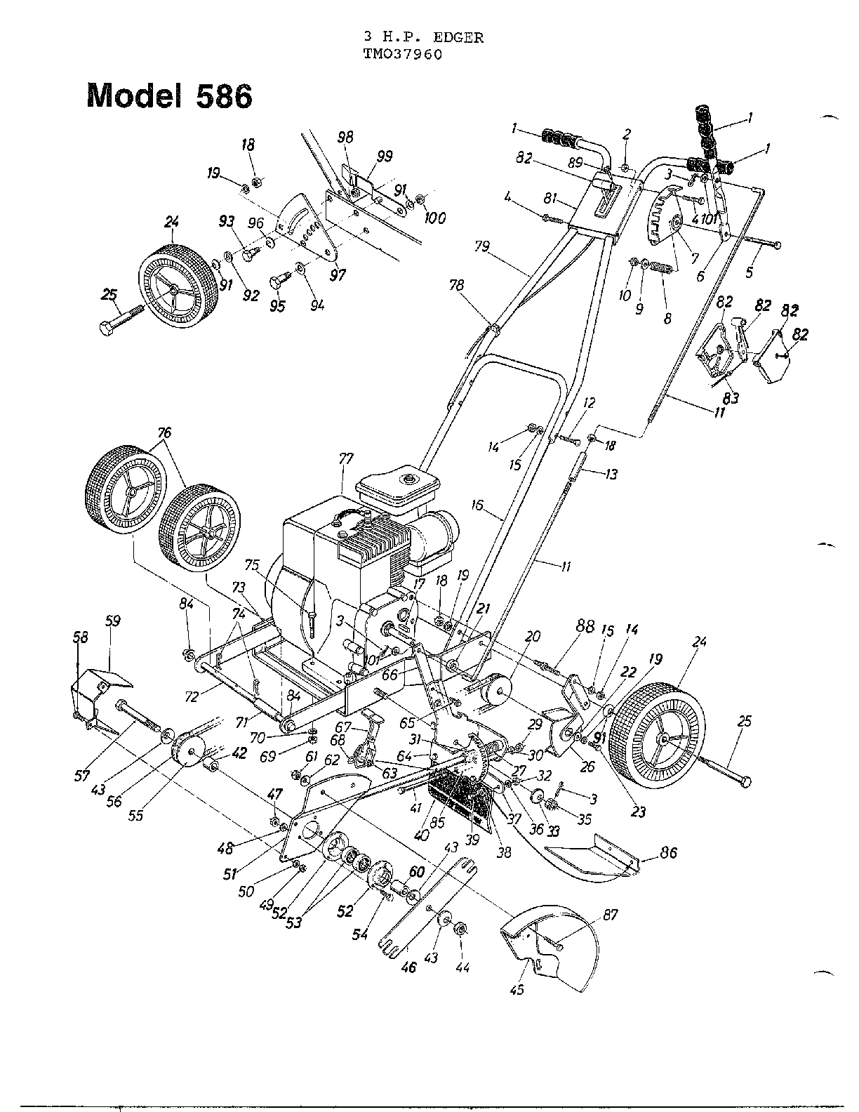 3 hp edger