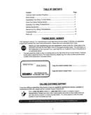 Table of contents