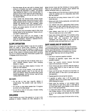 Important safe operation practices page 2
