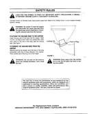 Safety rules