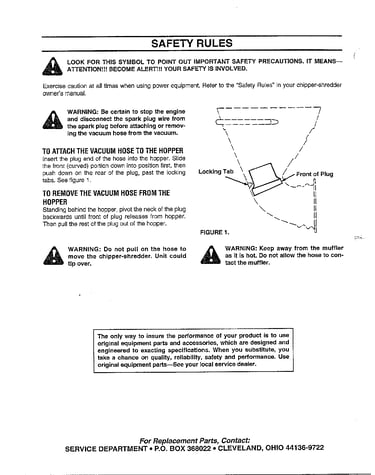 Safety rules