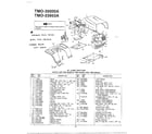 MTD 3000A 42" lawn tractors page 2 diagram