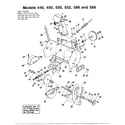 MTD 310-550-000 snow throwers page 5 diagram