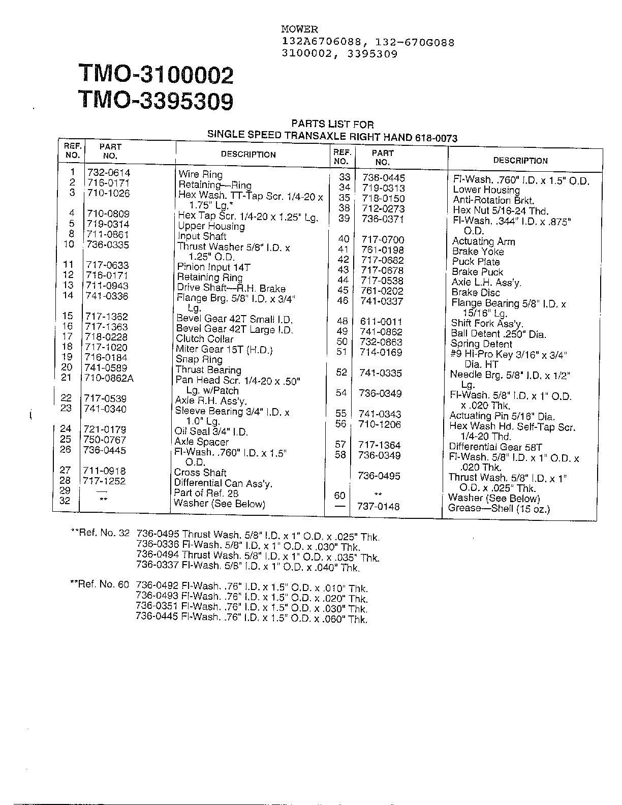 SINGLE SPEED TRANSAXLE-R Page 2