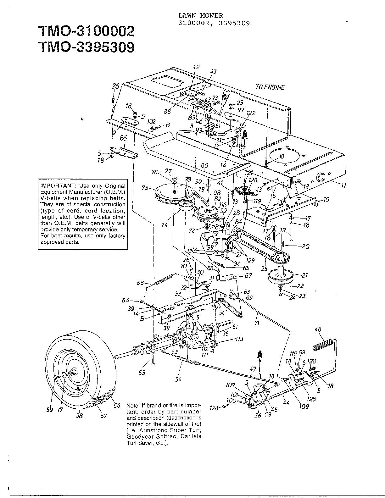 16/18HP 42" LAWN TRACTORS Page 3