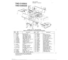 MTD 3100002 16/18hp 42" lawn tractors page 5 diagram