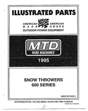 Snow thrower