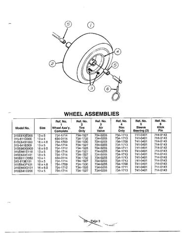 Wheel assemblies