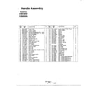 MTD 315E633E401 handle assembly page 2 diagram