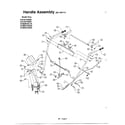 MTD 315E633E401 handle assembly page 3 diagram