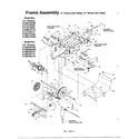 MTD 315E633E401 frame assembly diagram